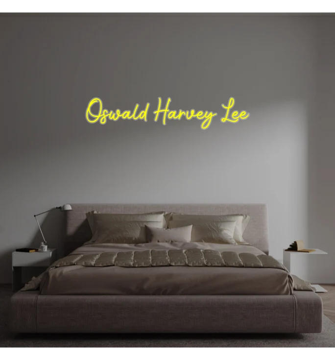 Custom text: Oswald Harvey Lee