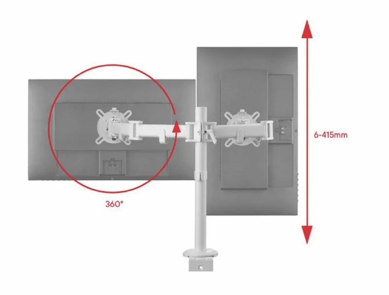 One For All Dual Arm Smart Series Monitor Arm