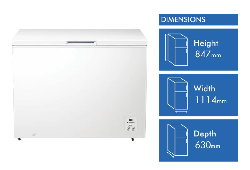 Hisense 300L Hybrid Chest Freezer