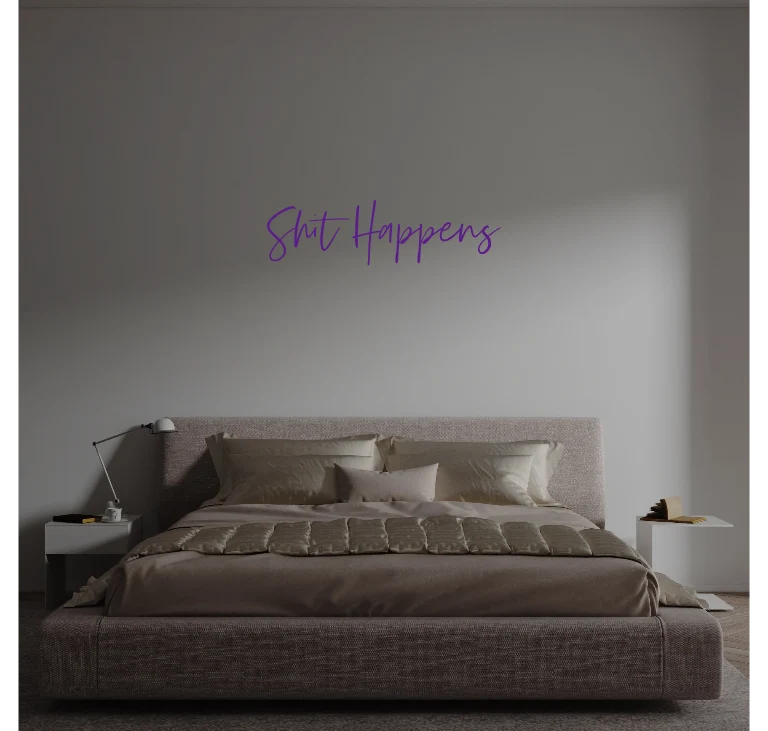 Custom text: Shit Happens