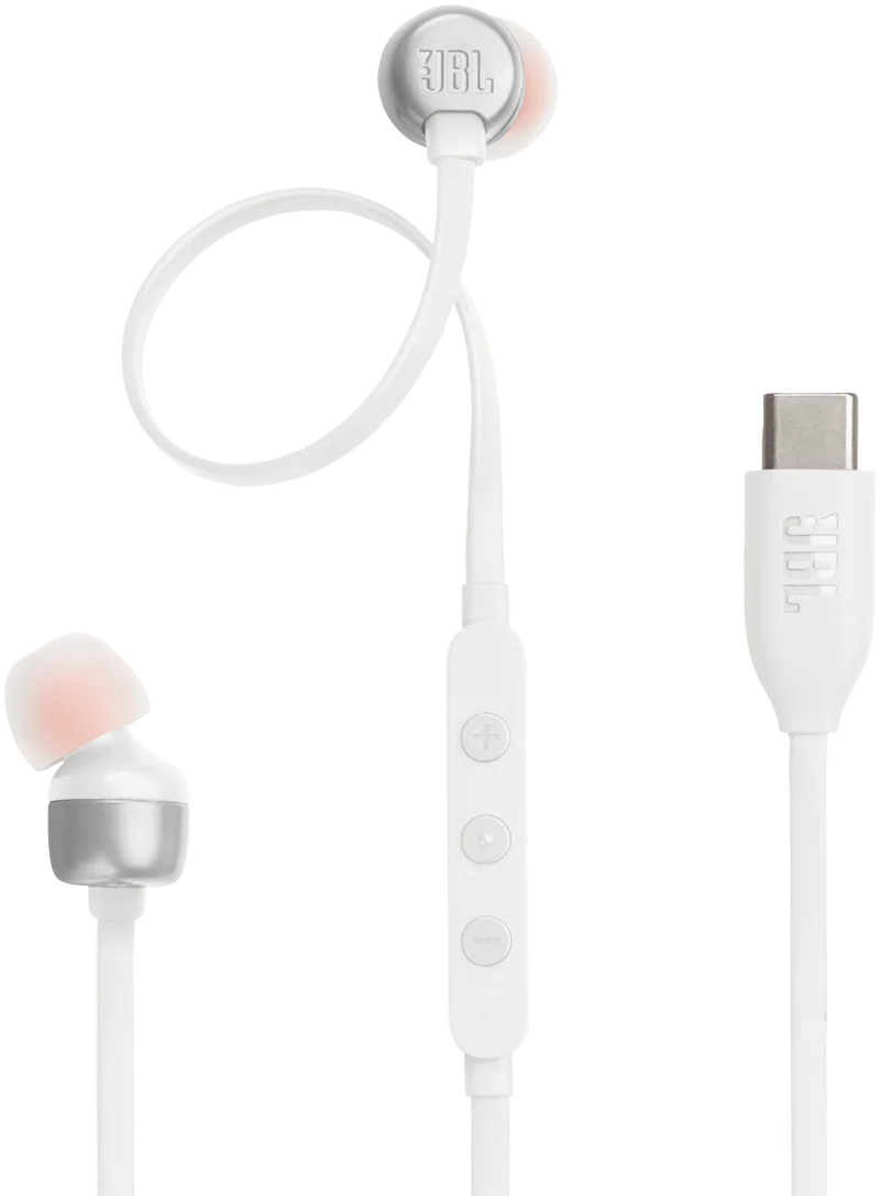 JBL Tune 310 USB-C Headphones- White