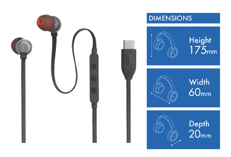 JBL Tune 310 USB-C Headphones