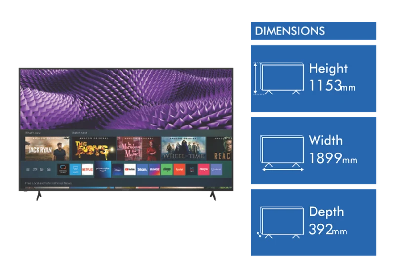 Linsar 85" 4K UHD Smart Tizen TV 2022