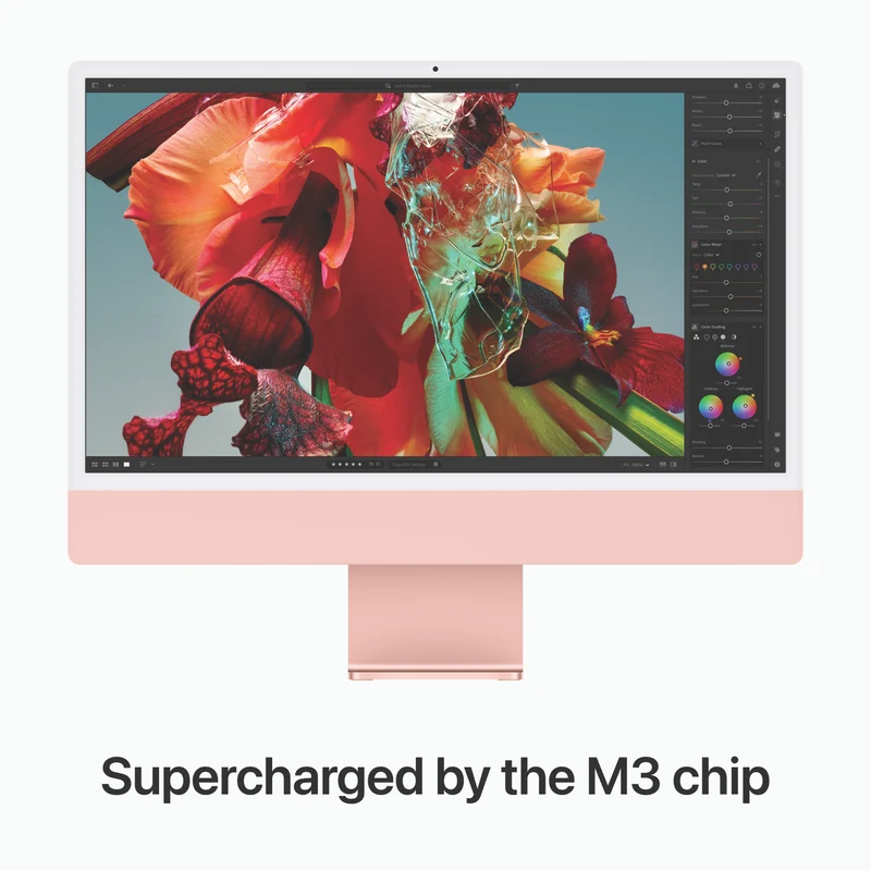 Apple iMac 24" Retina 4.5K Display with M3 chip 8-core GPU 256GB Pink