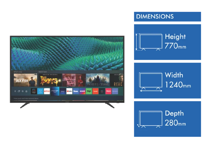 Linsar 55" 4K UHD Smart Tizen TV 2022
