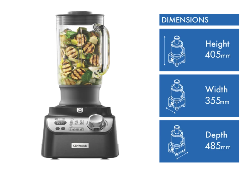 Kenwood MultiPro XL Weight + 3.5L Food Processor Black