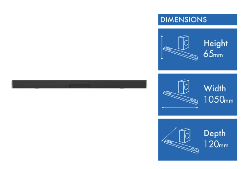 TCL 7.1.4 1020W Dolby Atmos Soundbar