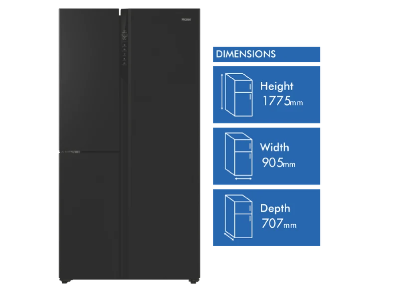 Haier 574L Side By Side Refrigerator
