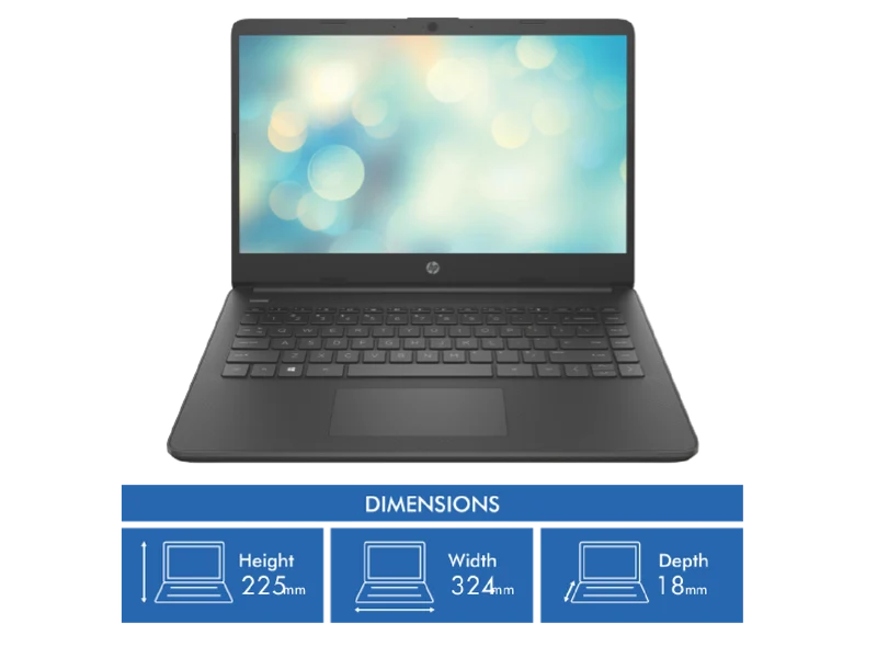 HP 14" Celeron 8GB 256GB Laptop