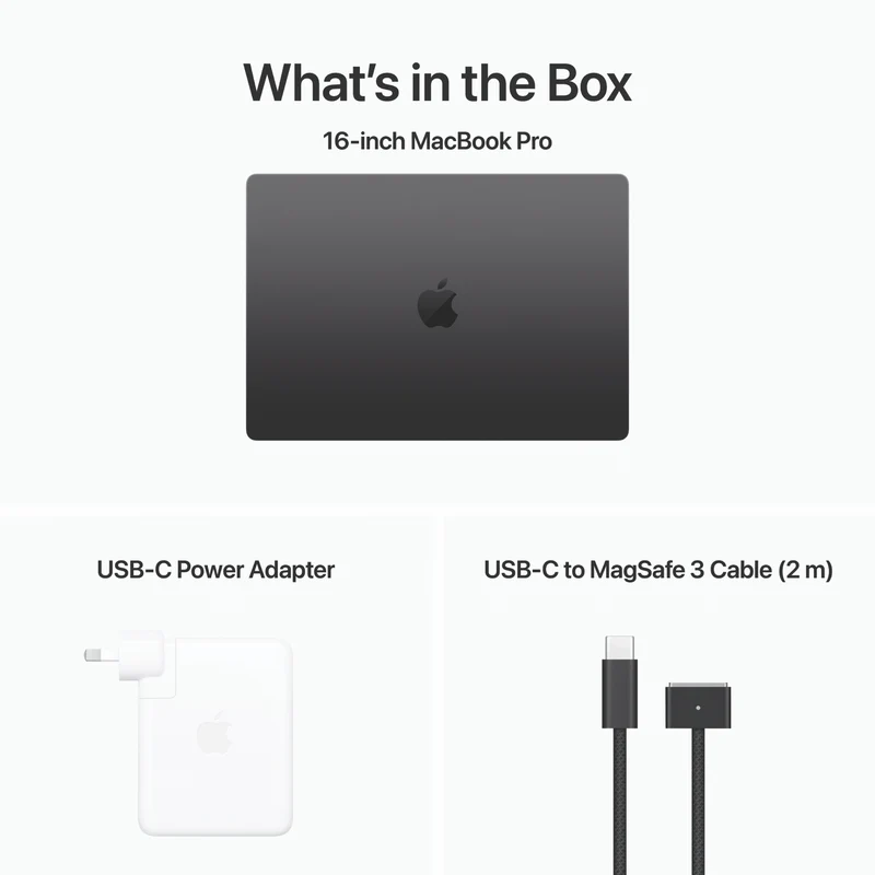 Apple MacBook Pro 16" with M3 Max chip 16-core CPU 1TB SSD Space Black