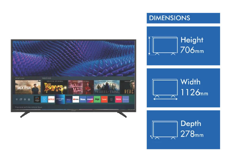 Linsar 50" 4K UHD Smart Tizen TV 2022