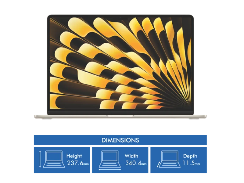 Apple MacBook Air 15" M3 8GB 256GB - Starlight