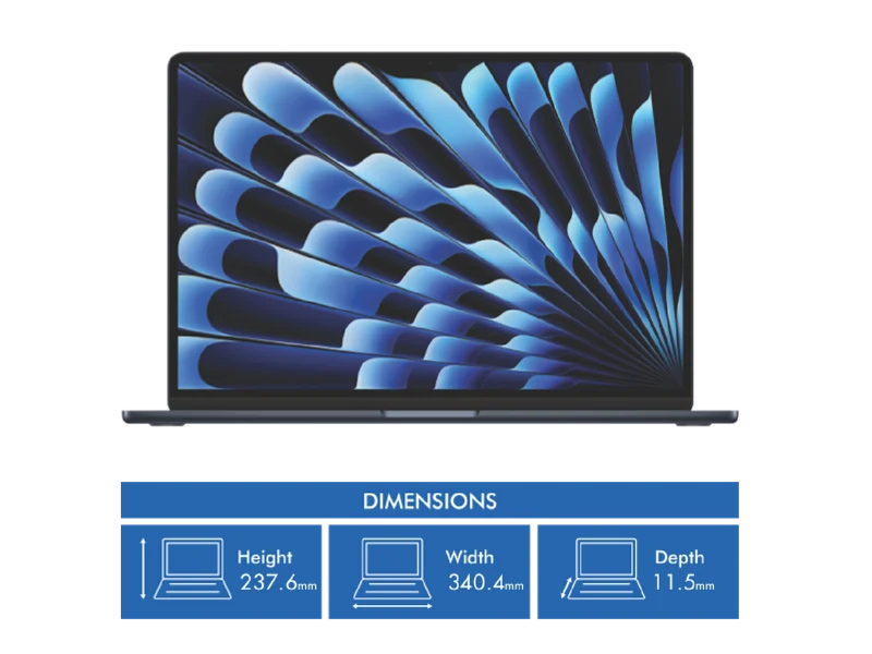 Apple MacBook Air 15" M3 8GB 512GB - Midnight