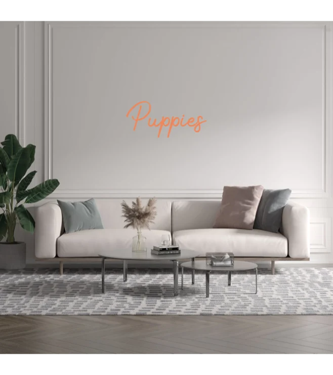 Custom text: Puppies