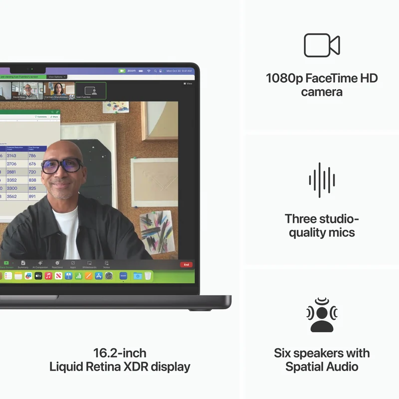Apple MacBook Pro 16" with M3 Max chip 14-core CPU 1TB SSD Space Black