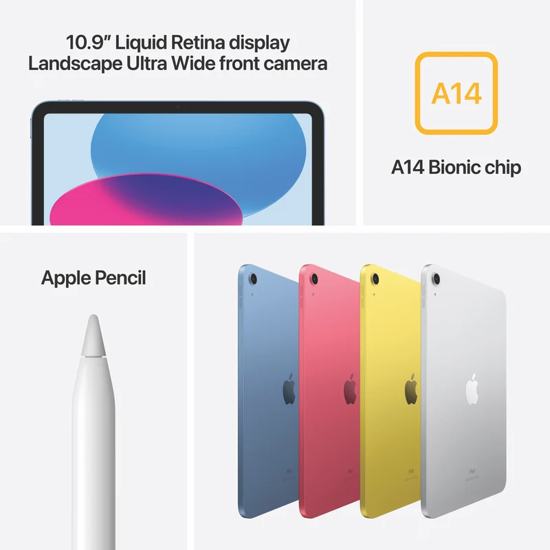 Apple iPad 10.9" (10th Gen) Wi-Fi 256GB - Pink