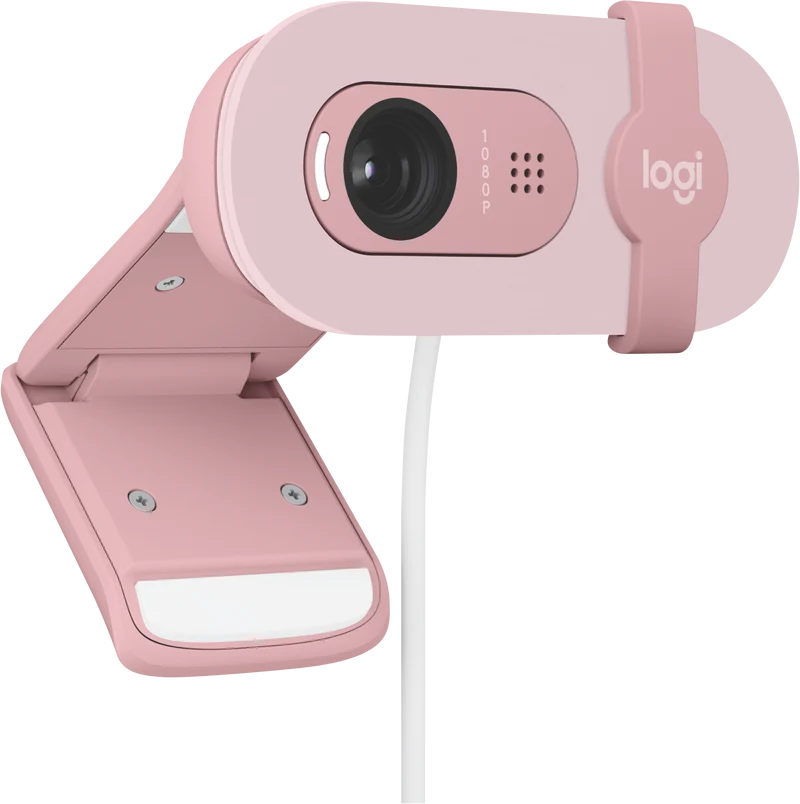 Logitech Brio 100 Full HD 1080p Webcam (Rose)