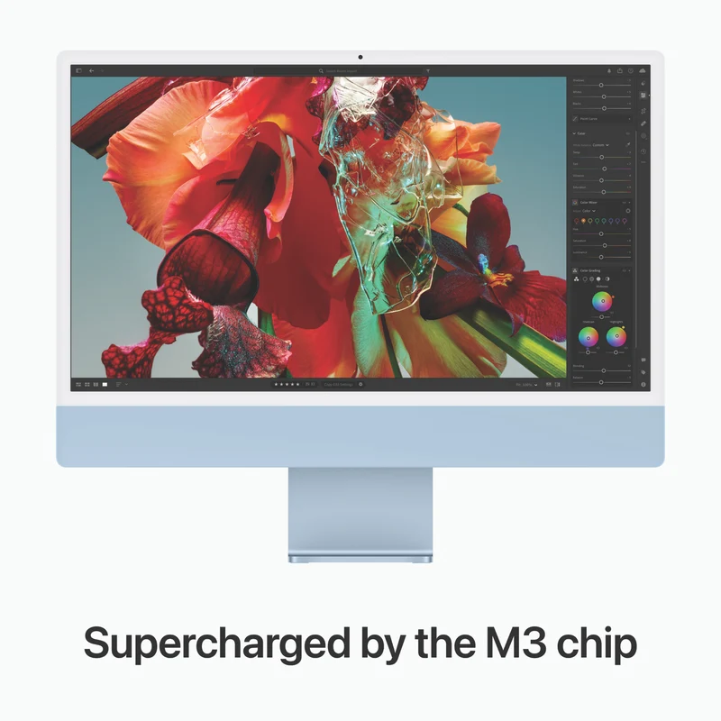 Apple iMac 24" Retina 4.5K Display with M3 chip 10-core GPU 256GB Blue