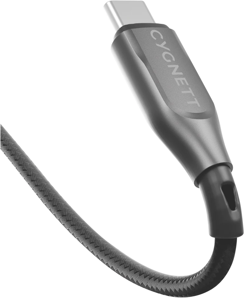 Cygnett USB 2.0 Armoured braided USB C USB C 1m Black
