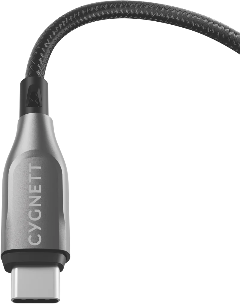 Cygnett USB 2.0 Armoured braided USB C USB C 1m Black