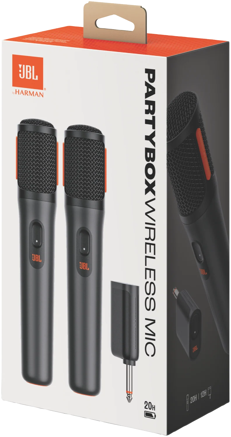 JBL Wireless Partybox Rechargeable Mic - 2 Pack