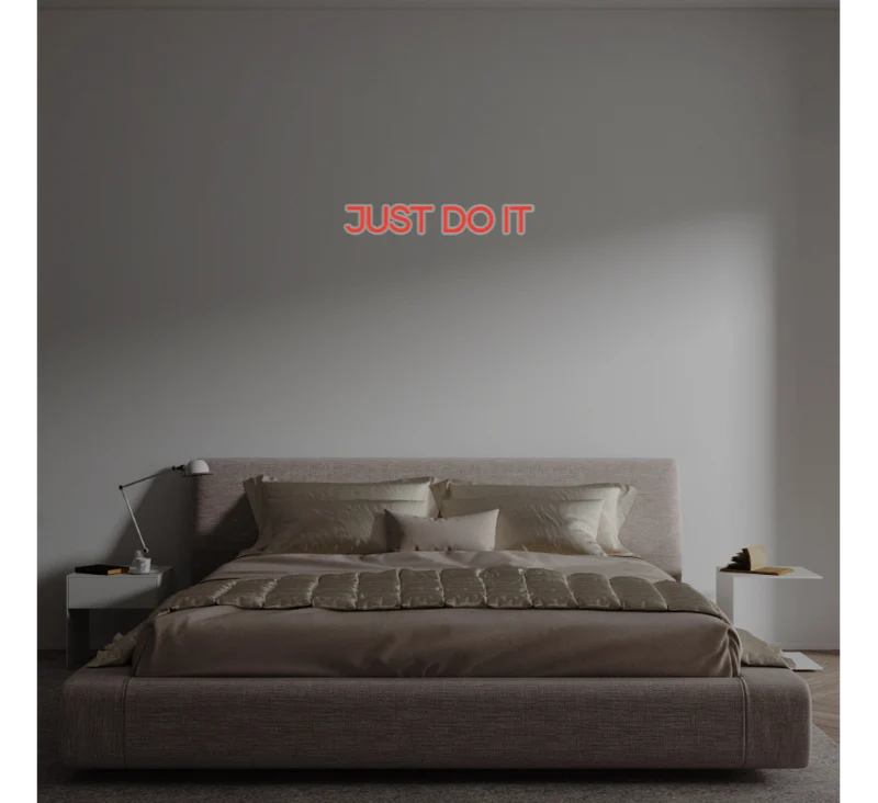 Custom text: JUST DO IT