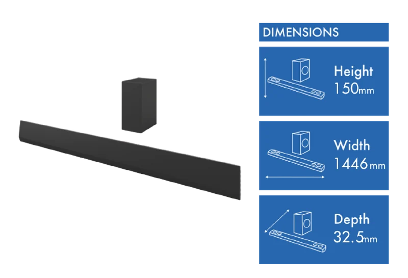 LG 3.1Ch Dolby Atmos Soundbar