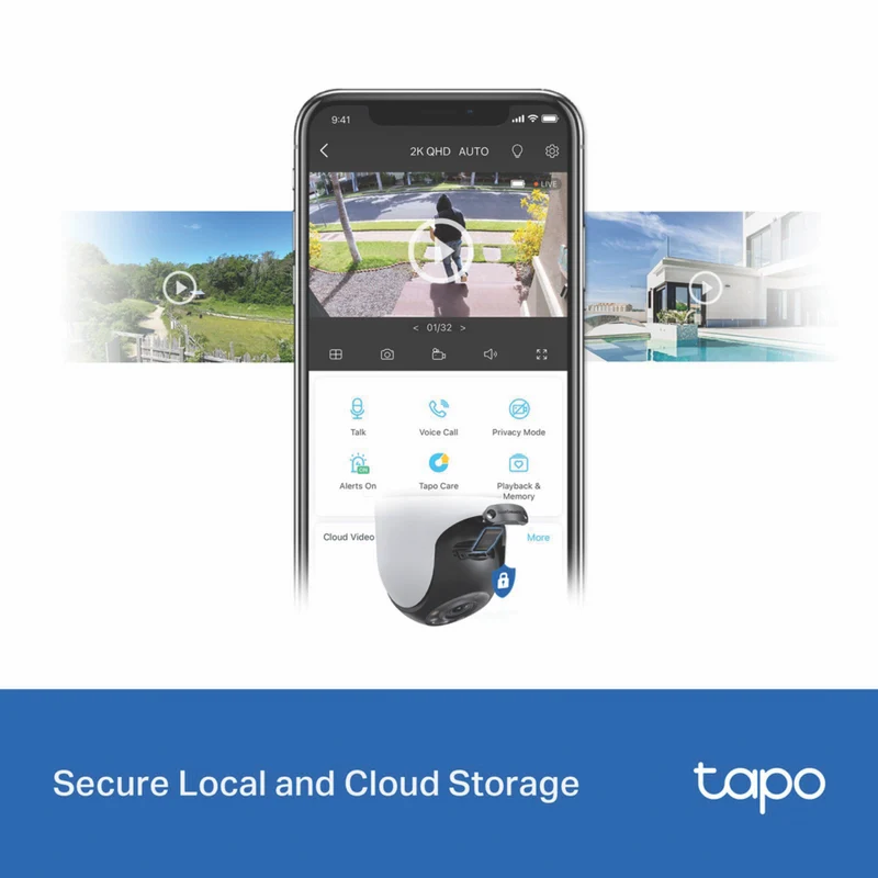 TP-LINK Tapo 2K Outdoor Pan/Tilt Security Wi-Fi Camera