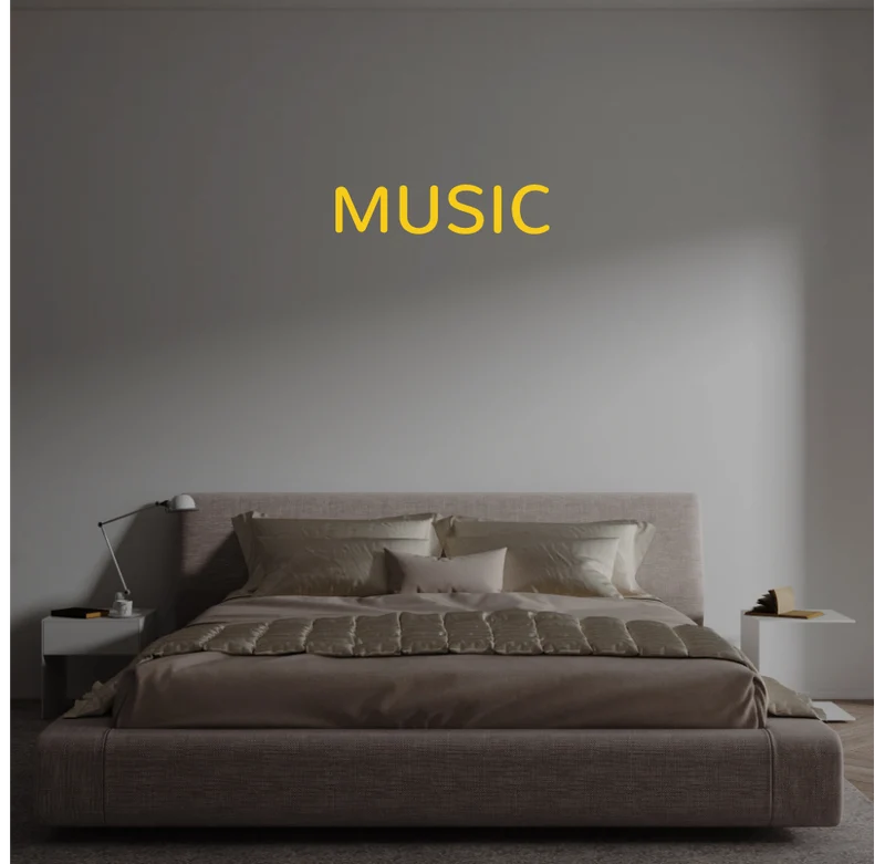 Custom text: MUSIC