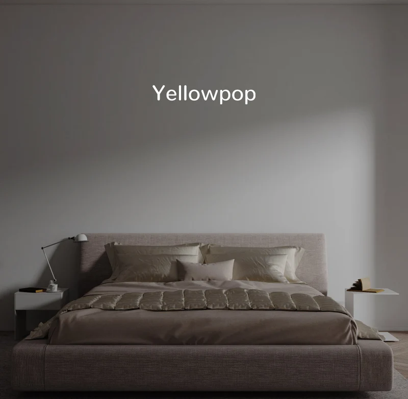 Custom text: Yellowpop