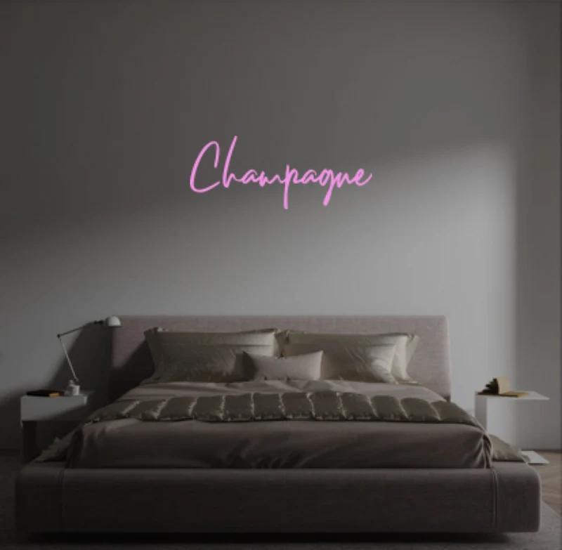 Custom text: Champagne
