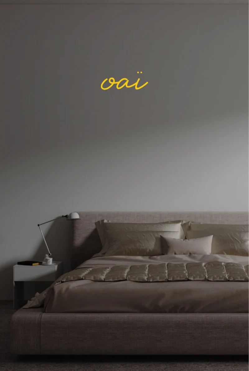 Custom text: oaï