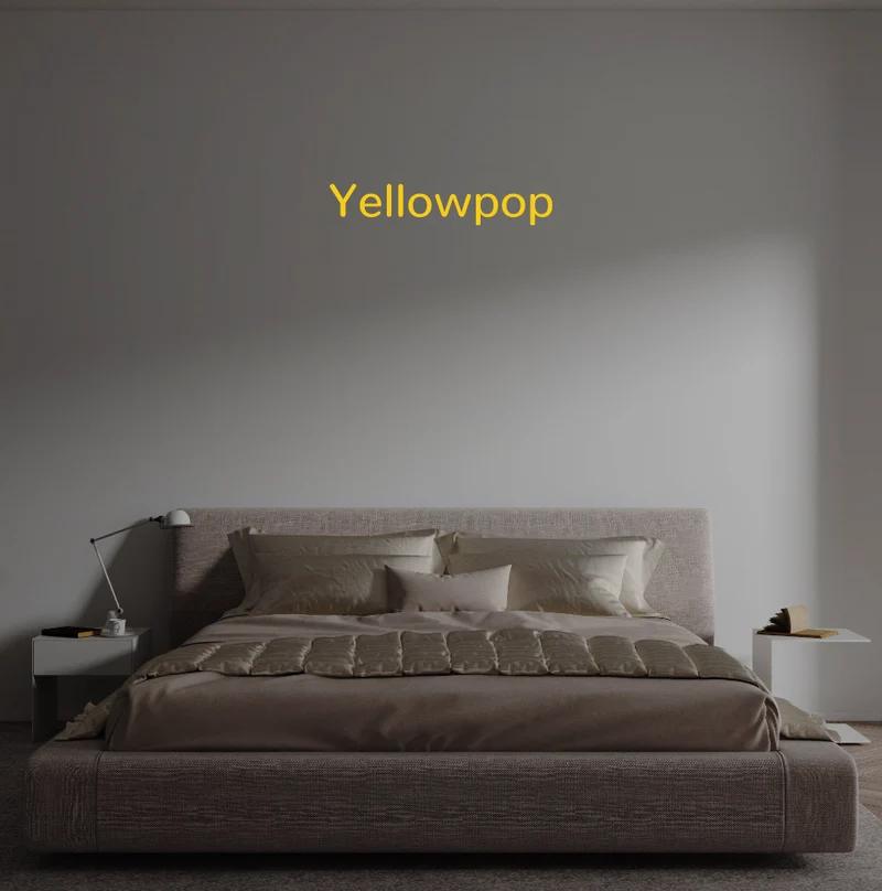 Custom text: Yellowpop
